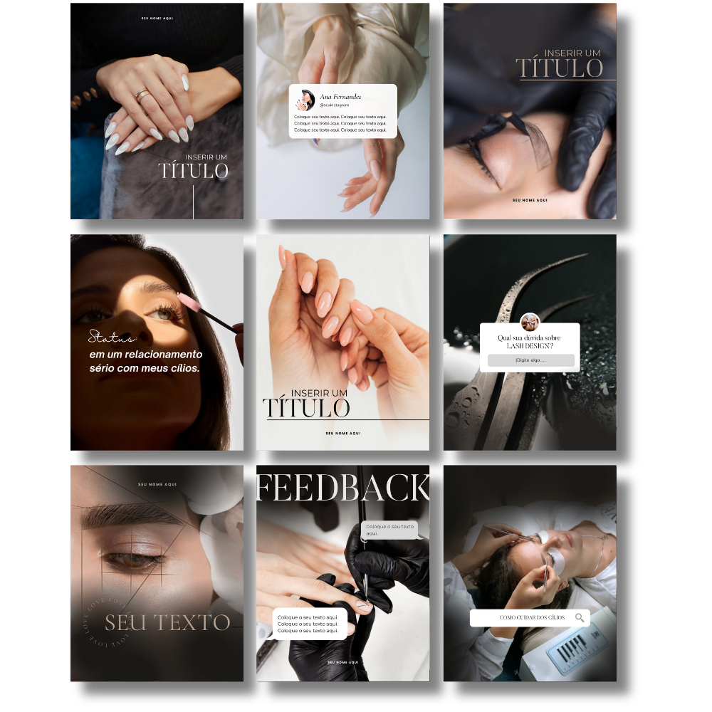 Templates Beauty Pro para Instagram